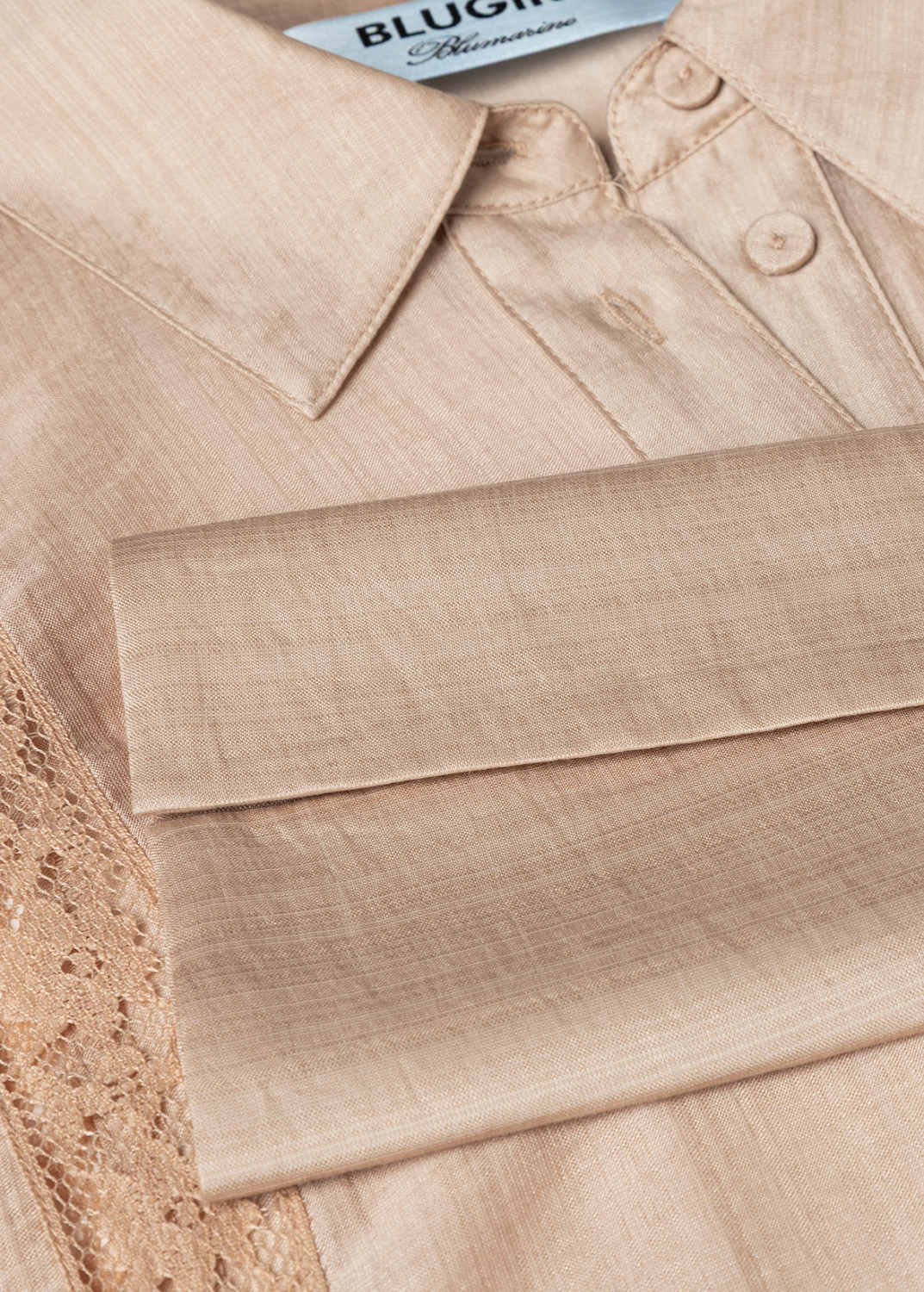 BLUGIRL: LYOCELL AND LACE MINI DRESS