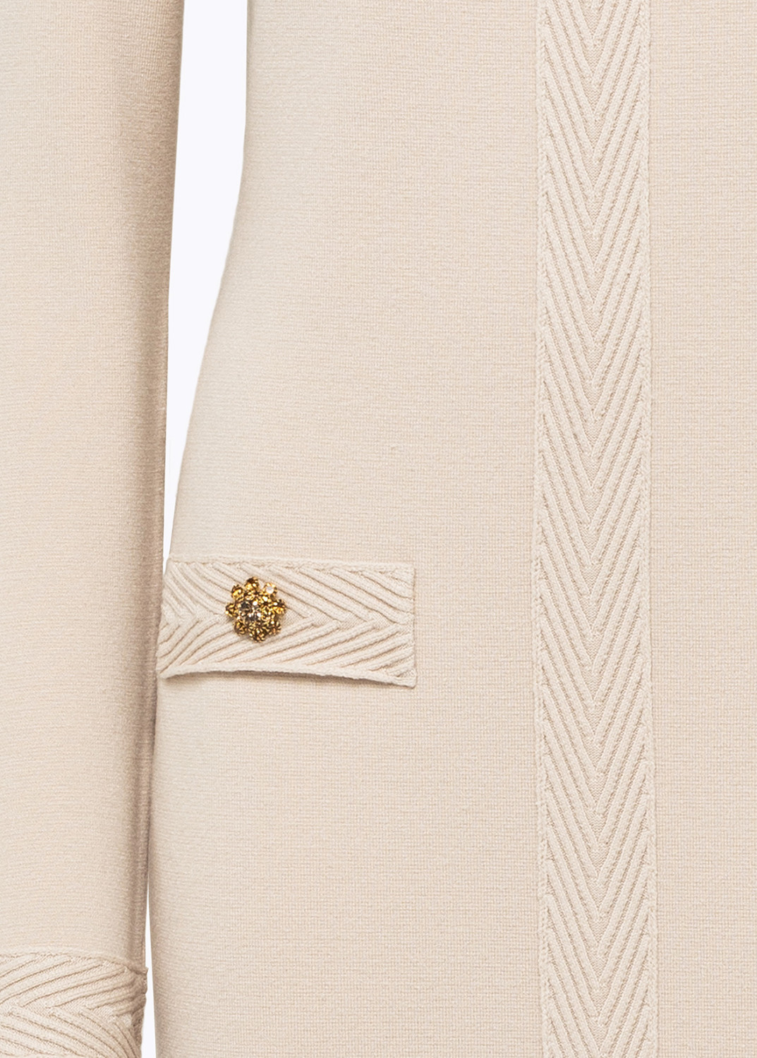 BLUGIRL: DRESS IN KNIT WITH JEWEL BUTTONS