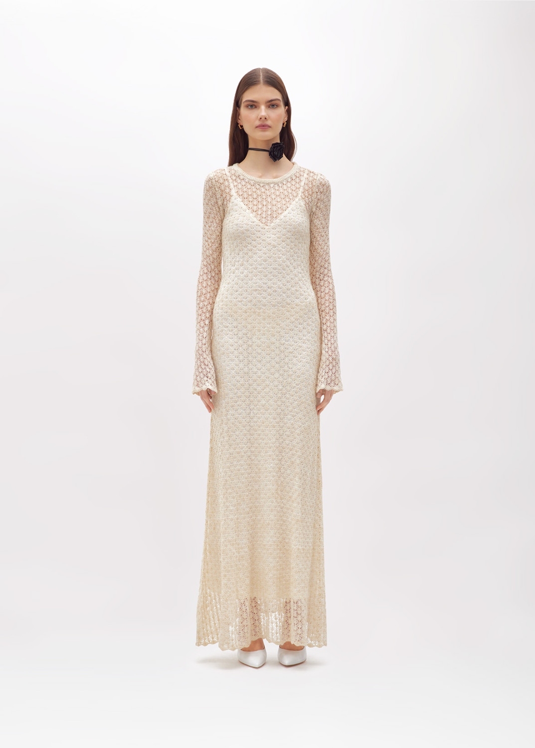 BLUGIRL: CROCHET KNIT DRESS