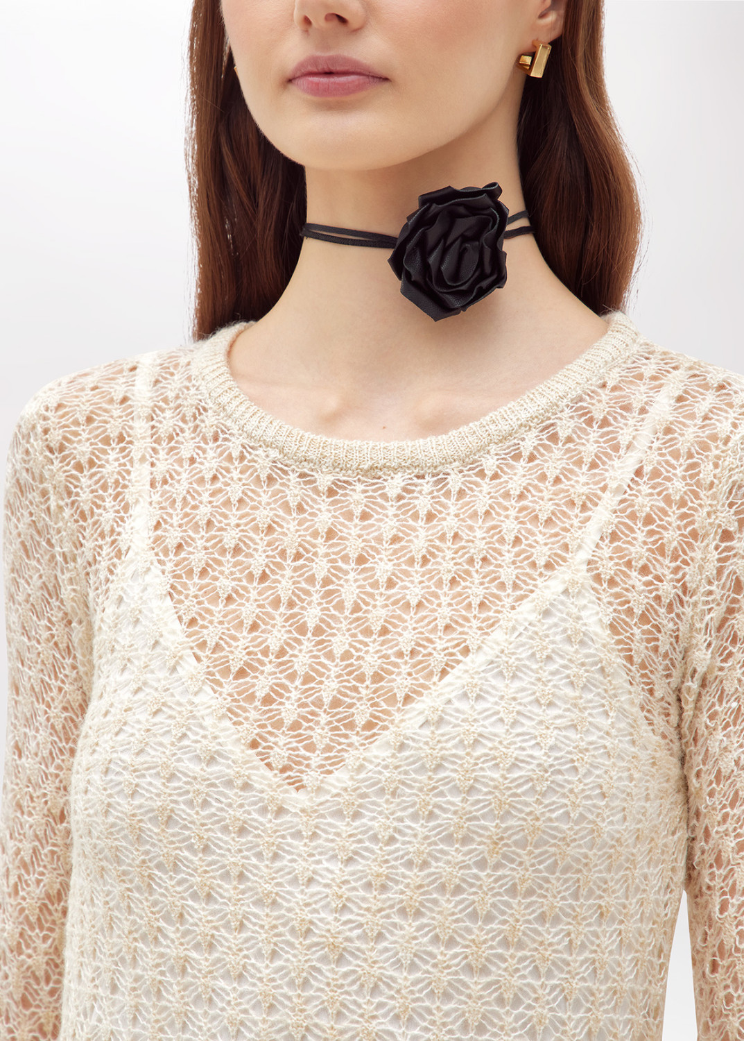 BLUGIRL: CROCHET KNIT DRESS