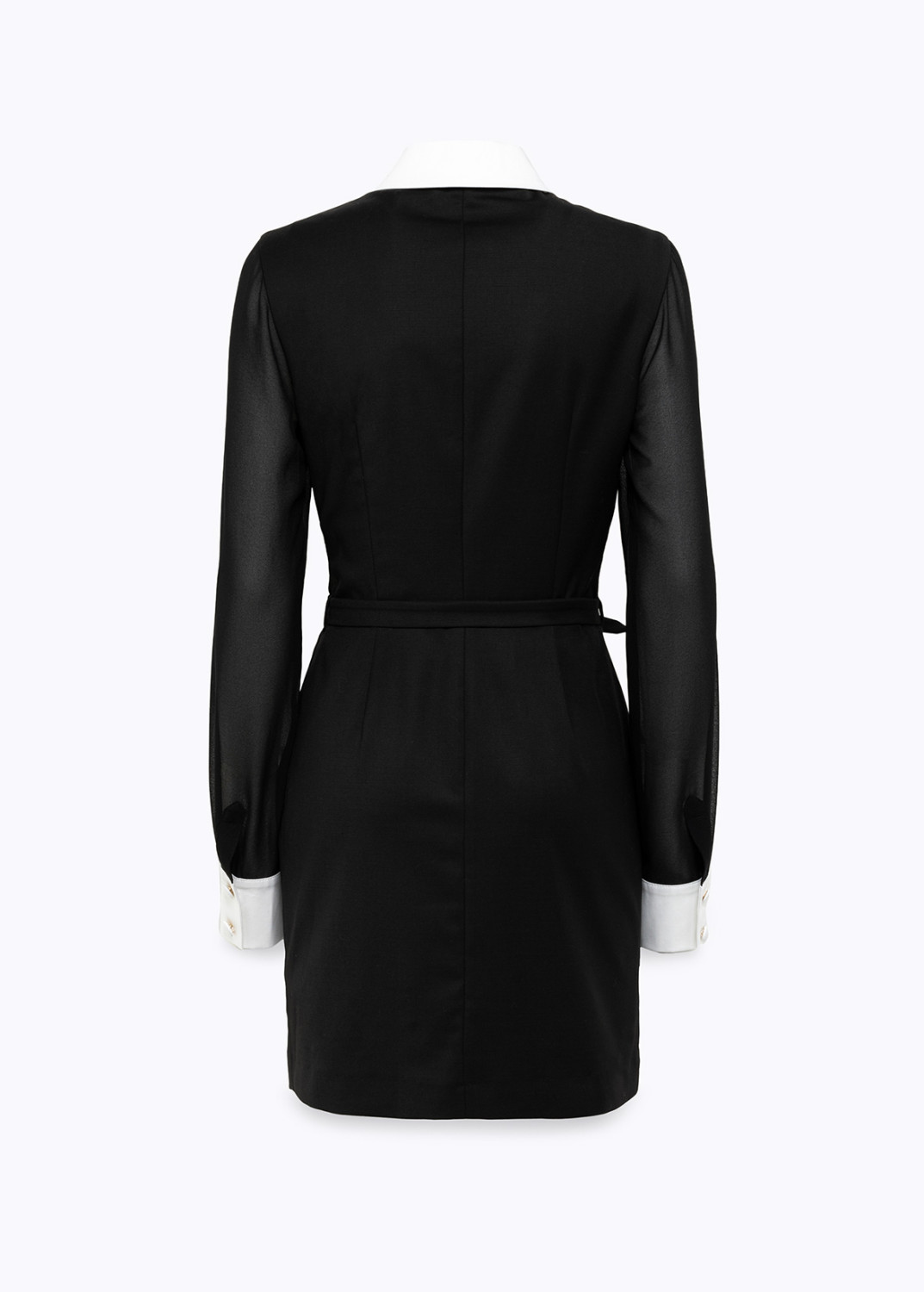 BLUGIRL: ABITO IN MISTO LANA E GEORGETTE