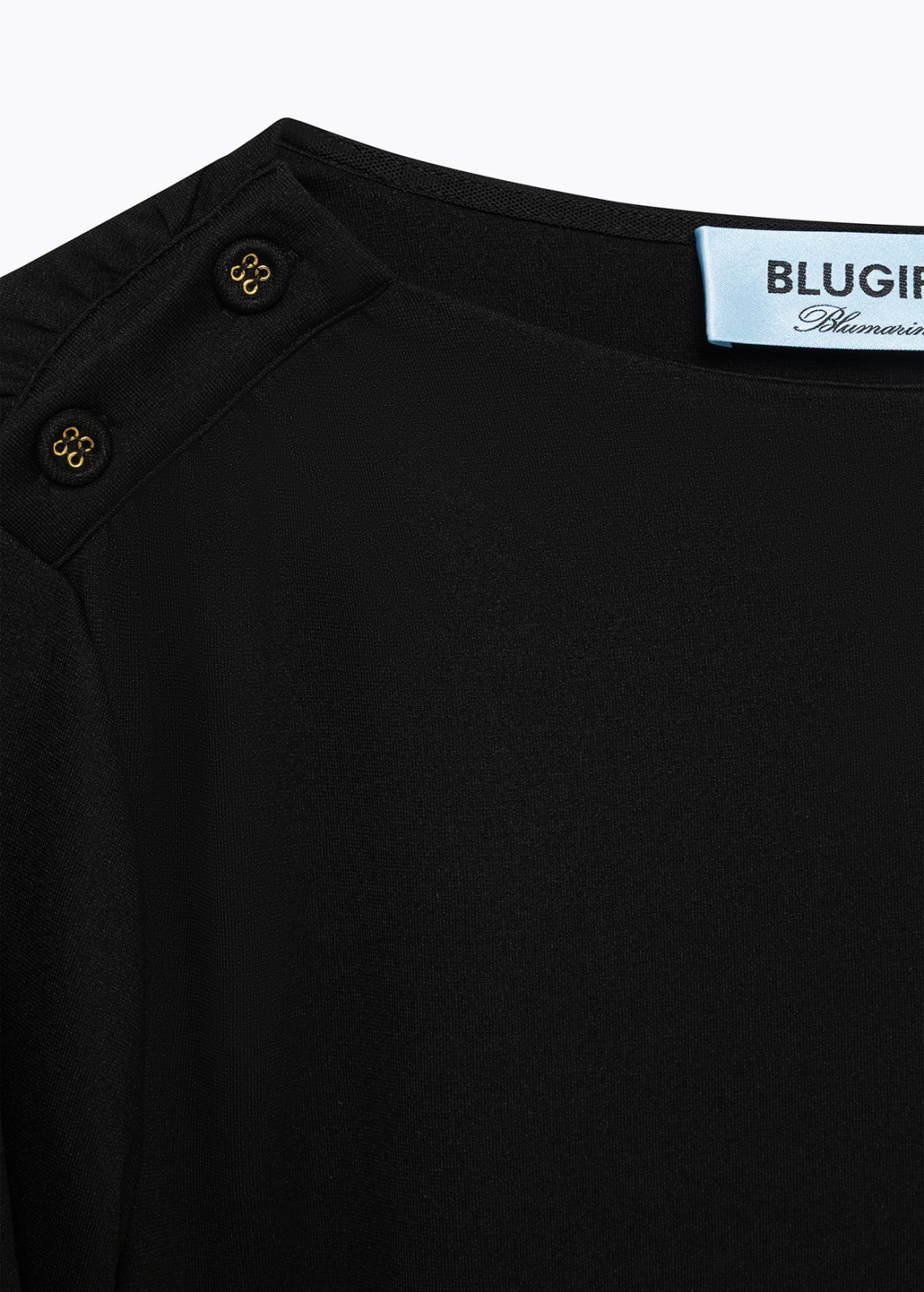 BLUGIRL: LONG JERSEY DRESS WITH GATHERING