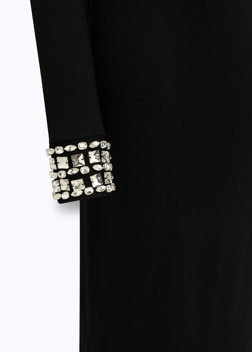 BLUGIRL: LONG JERSEY DRESS WITH EMBROIDERY