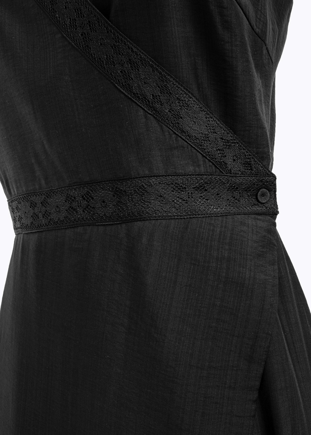 BLUGIRL: LONG LYOCELL AND LACE DRESS