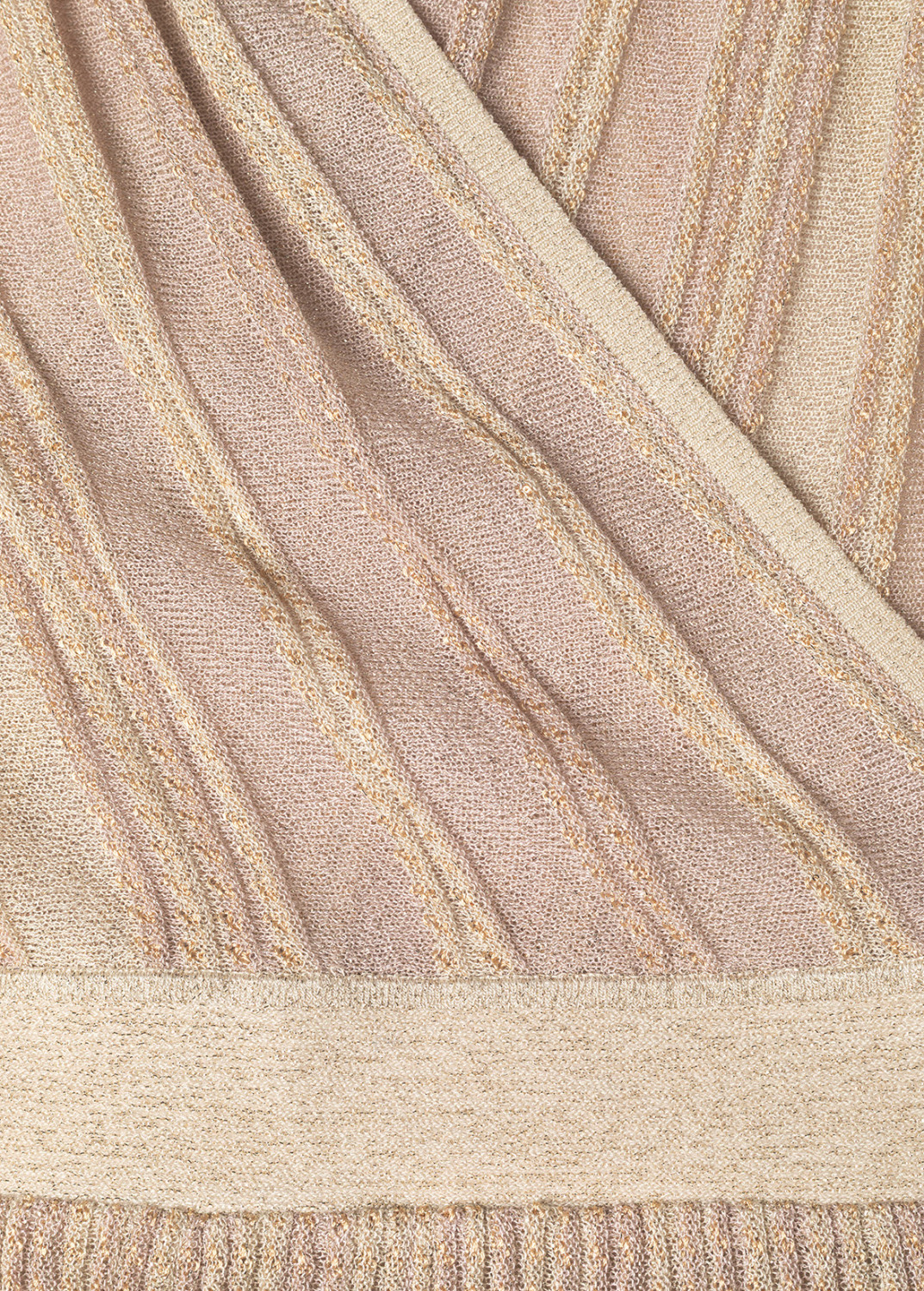 BLUGIRL: ABITO LUNGO IN MAGLIA LUREX RIGATA