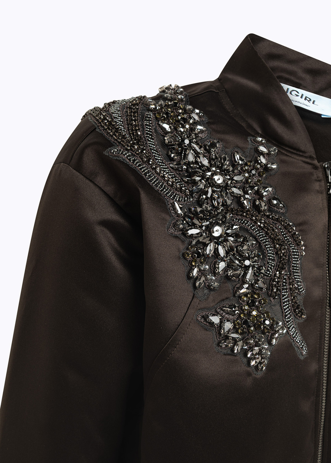 BLUGIRL: BOMBER IN DUCHESSE CON RICAMO