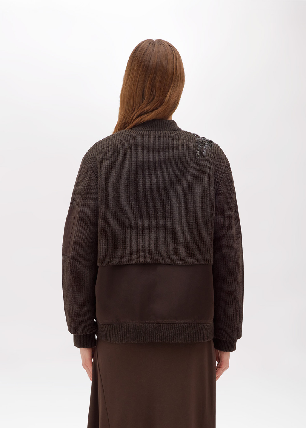 BLUGIRL: KNIT AND DUCHESS BOMBER