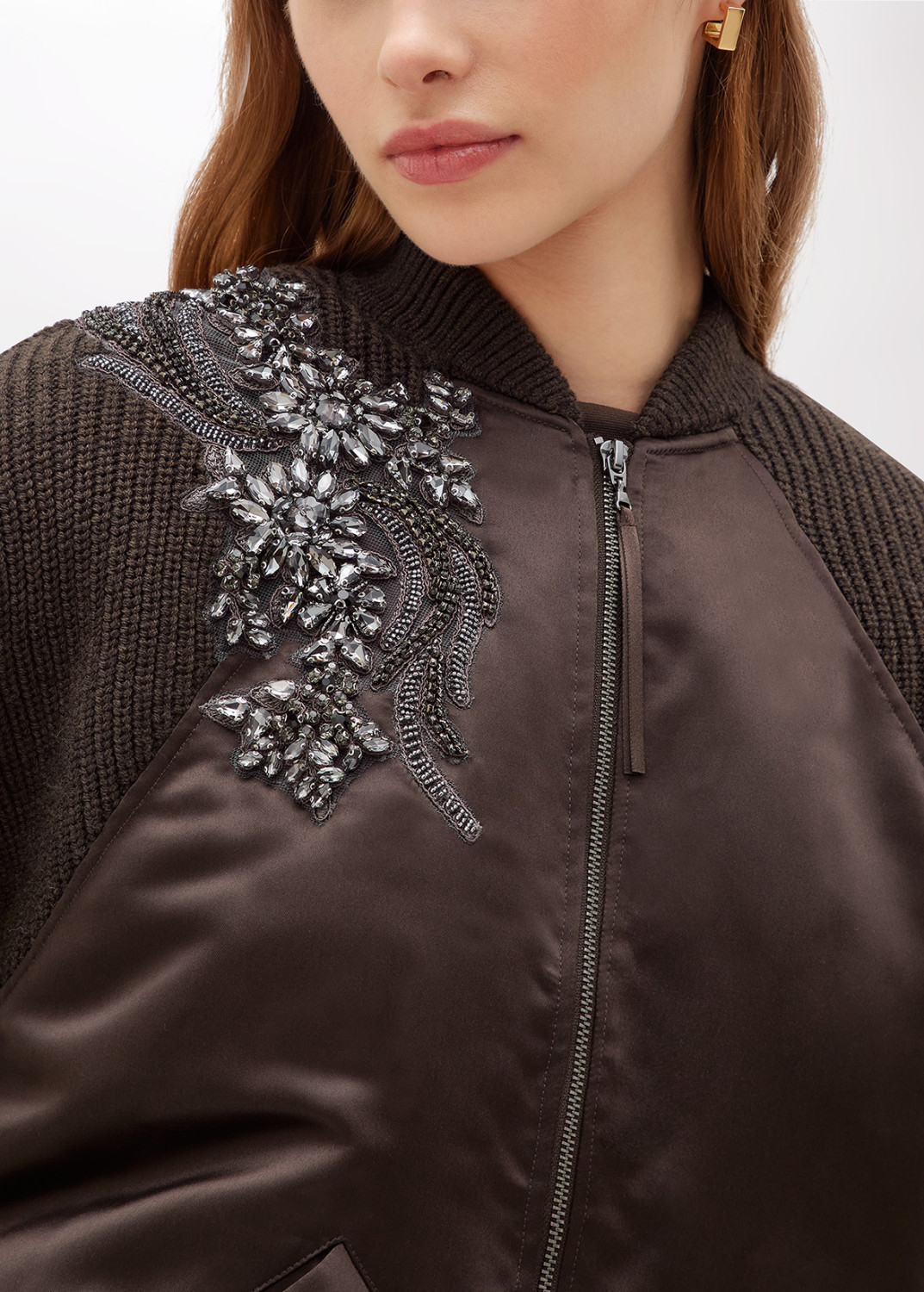 BLUGIRL: KNIT AND DUCHESS BOMBER