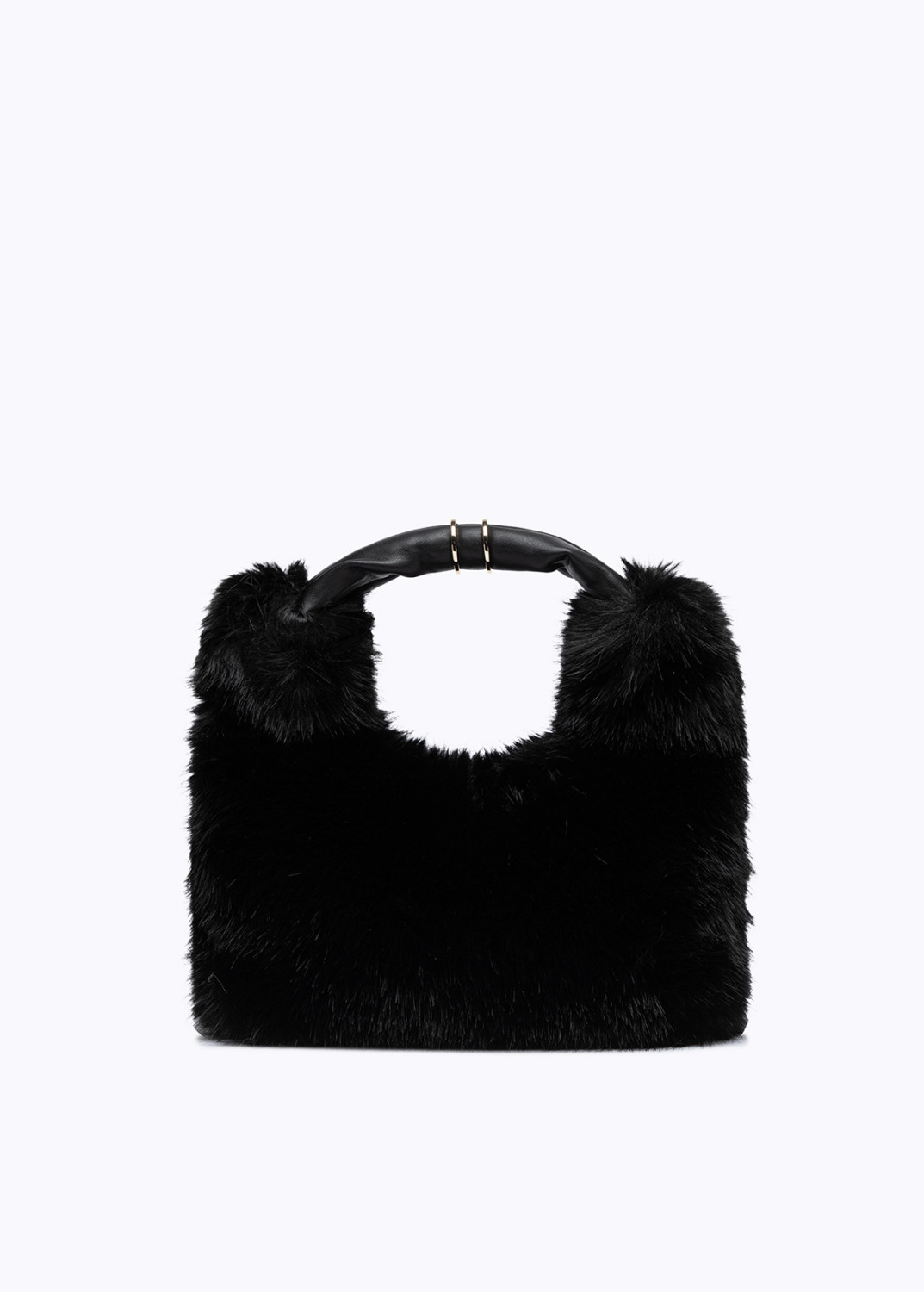 BLUGIRL: BORSA HOBO IN FAUX FUR