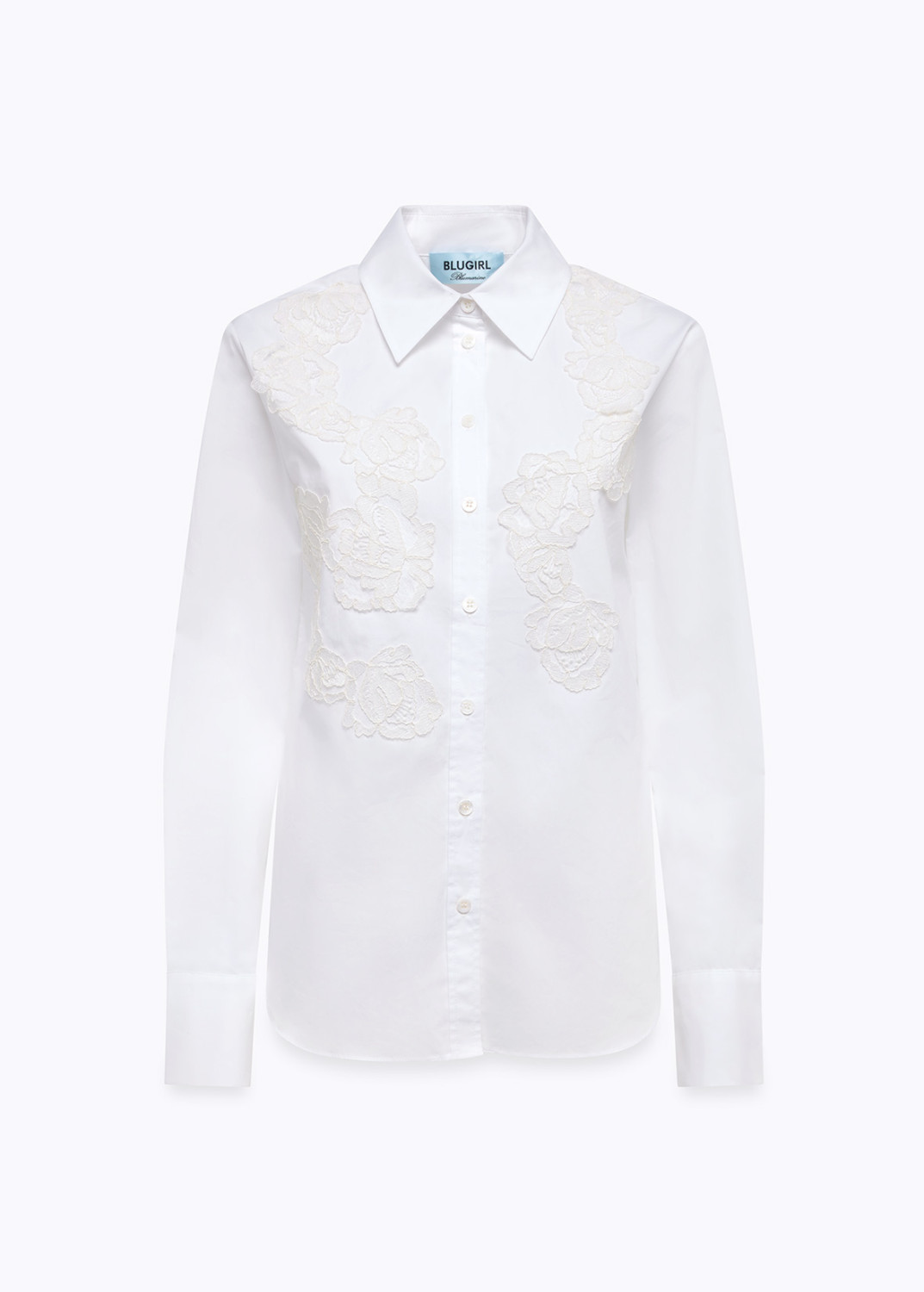 BLUGIRL: COTTON SHIRT WITH LACE