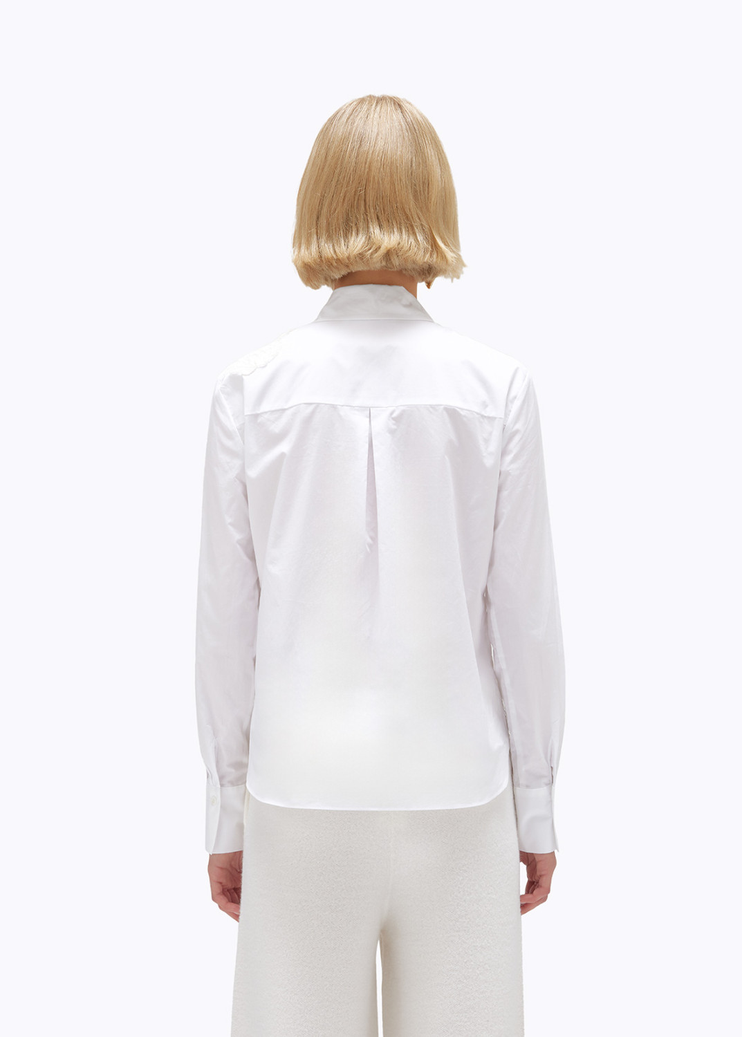 BLUGIRL: COTTON SHIRT WITH LACE