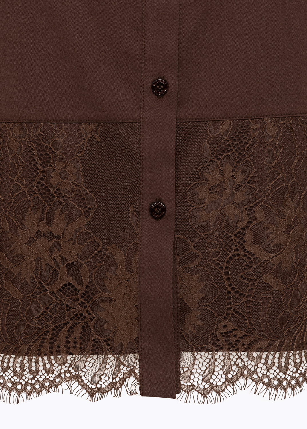 BLUGIRL: CAMICIA IN COTONE CON PIZZO