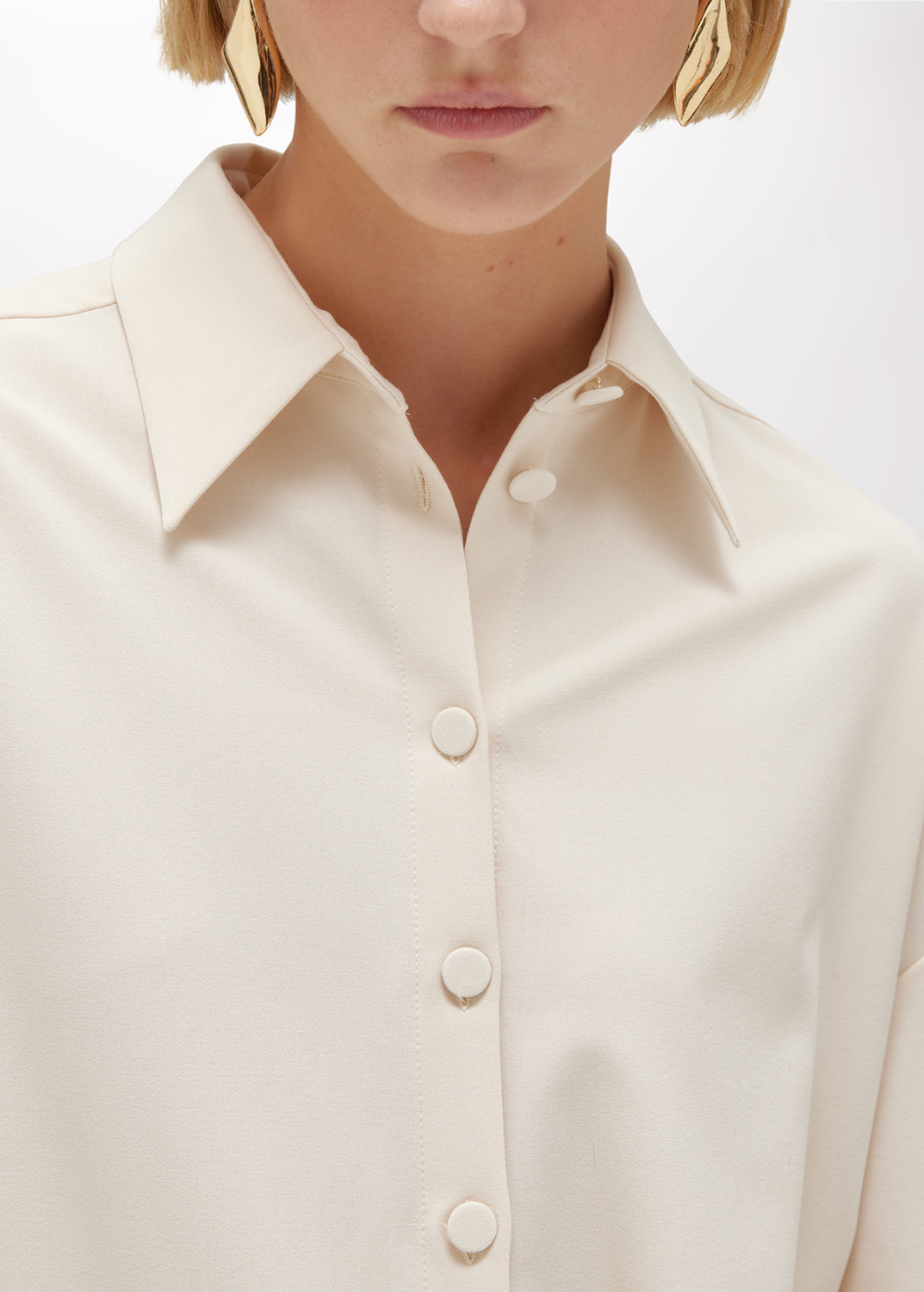 BLUGIRL: STRETCH FLANNEL SHIRT