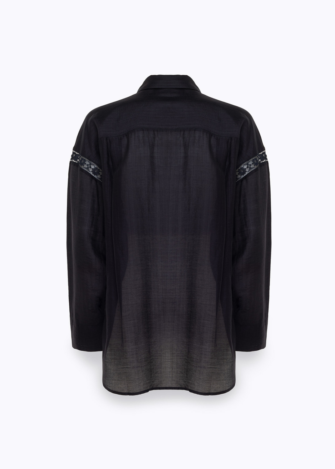 BLUGIRL: LYOCELL AND LACE SHIRT