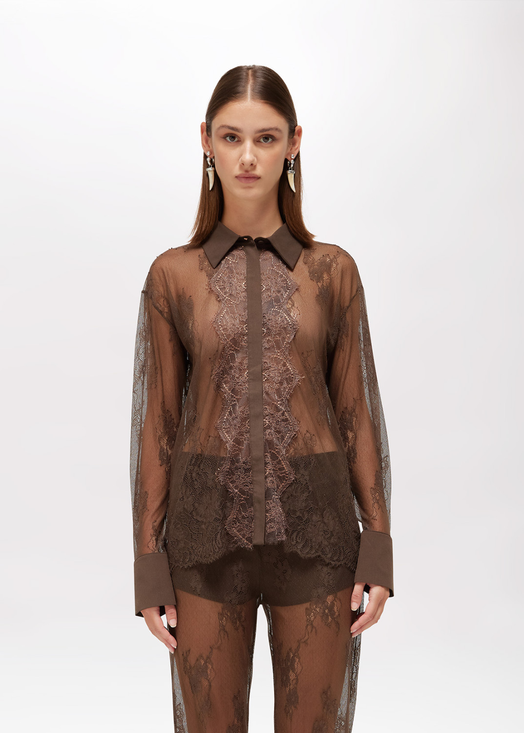 BLUGIRL: CAMICIA IN PIZZO