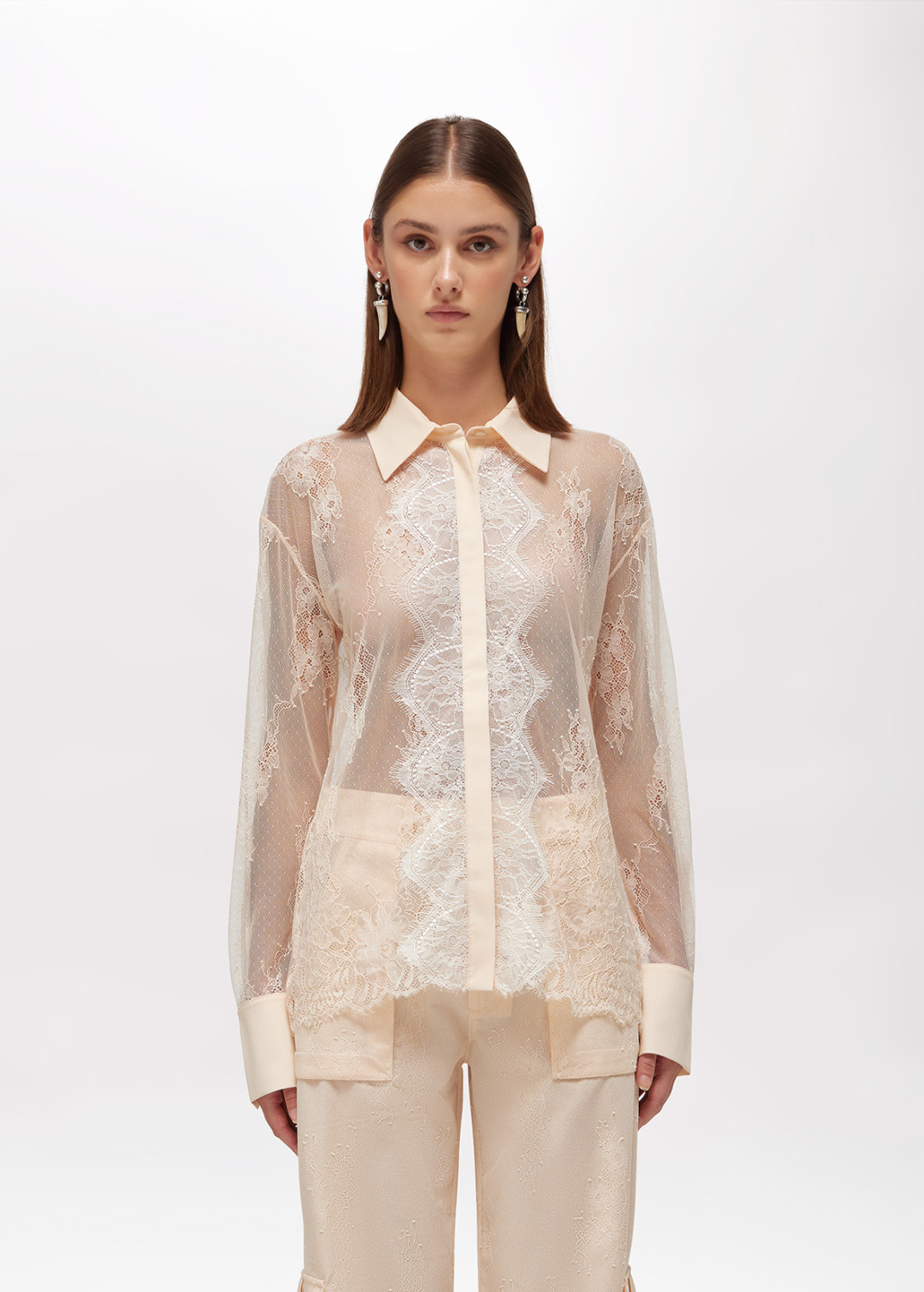 BLUGIRL: LACE SHIRT