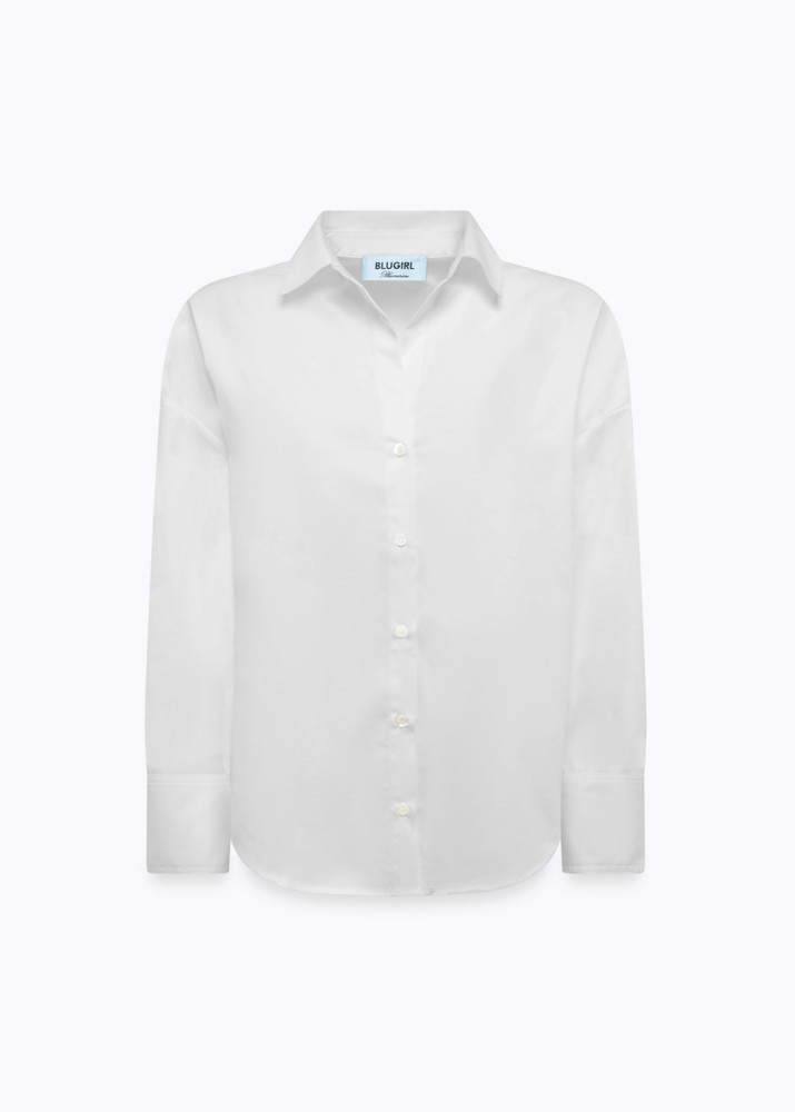 POPLIN SHIRT WITH LACE