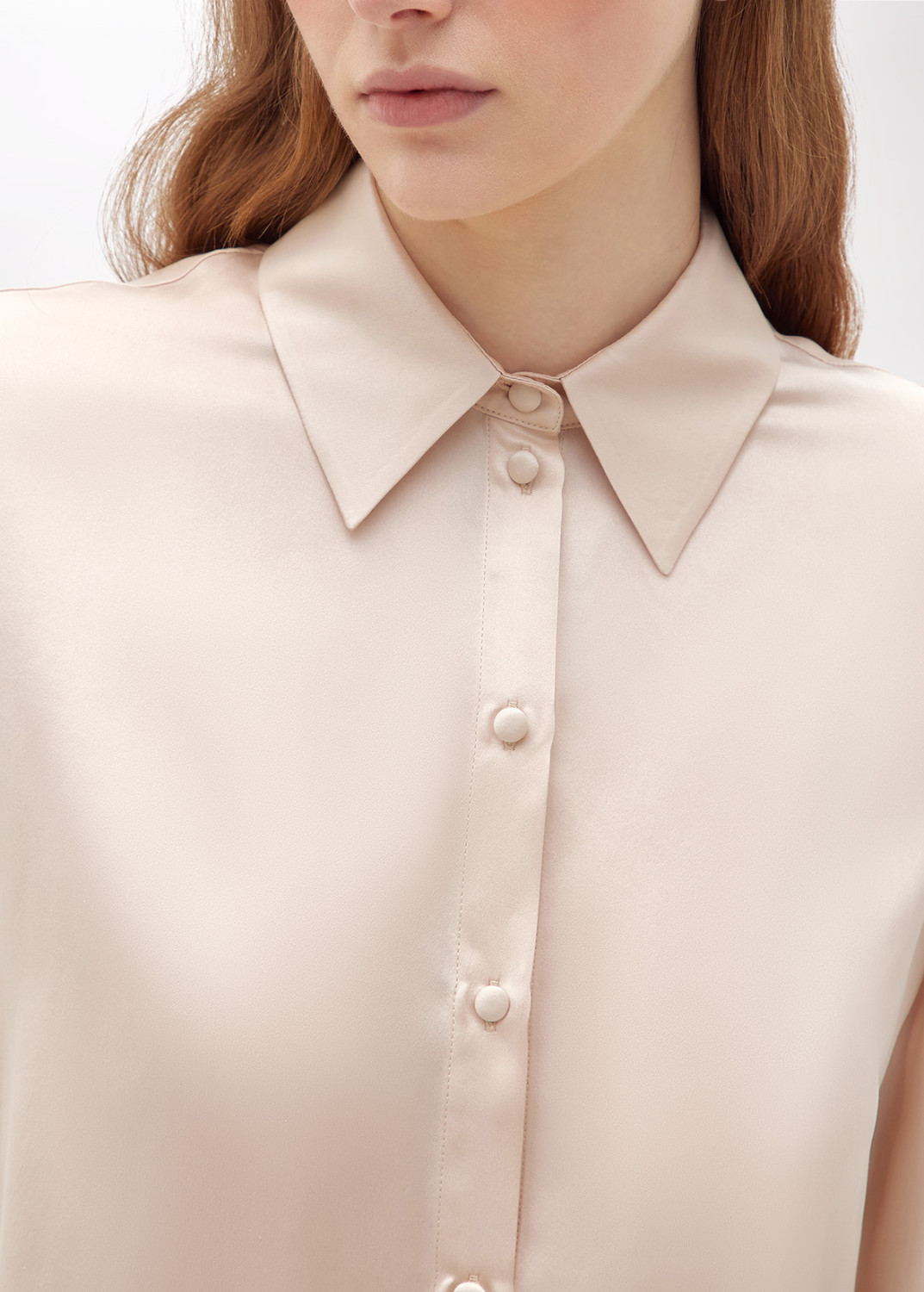 BLUGIRL: SILK SATIN SHIRT