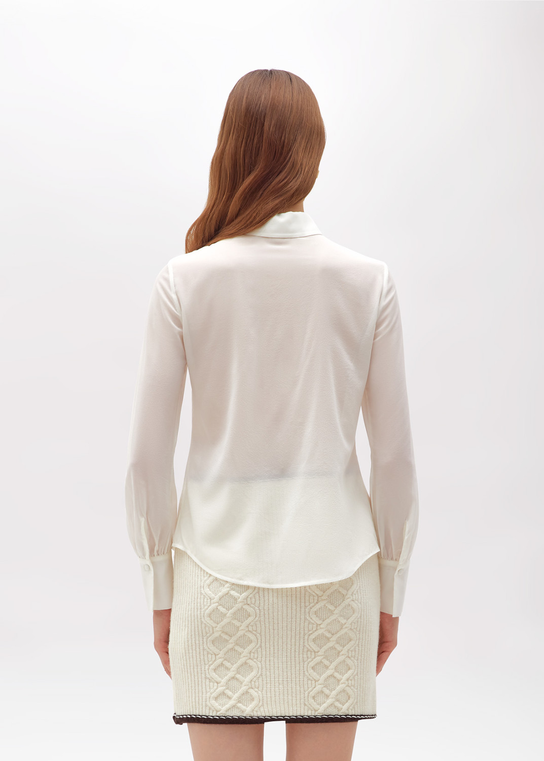 BLUGIRL: SILK VOILE SHIRT