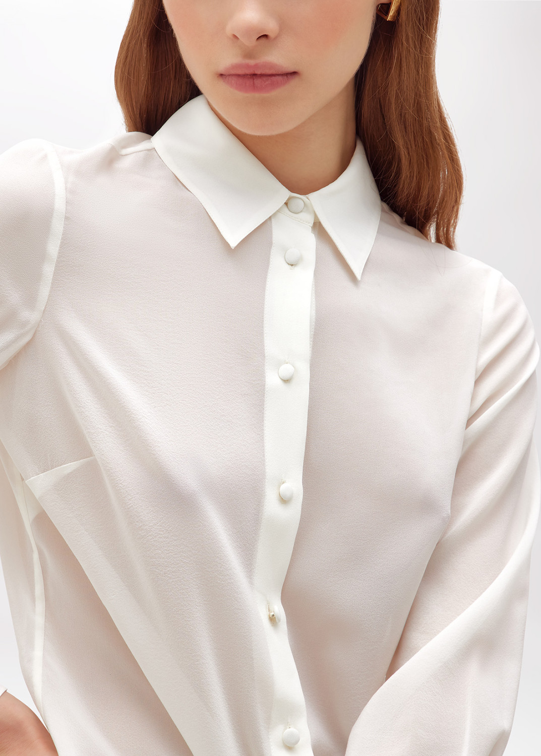 BLUGIRL: SILK VOILE SHIRT
