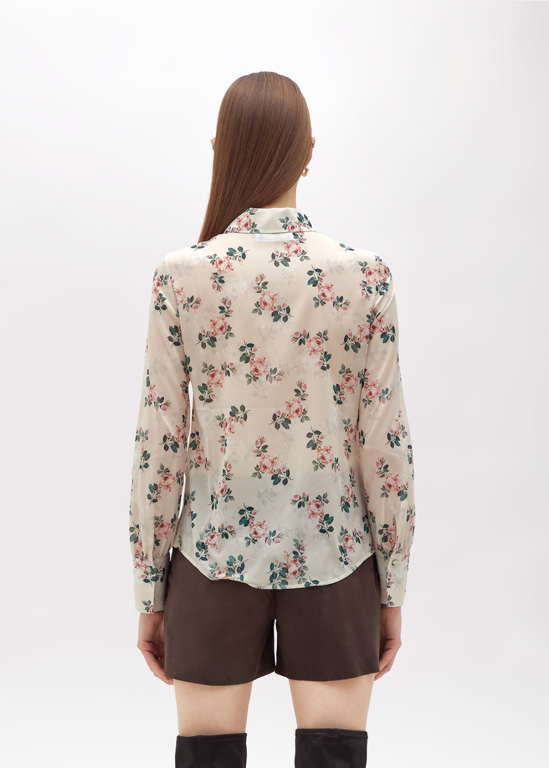 BLUGIRL: SILK VOILE FLORAL SHIRT