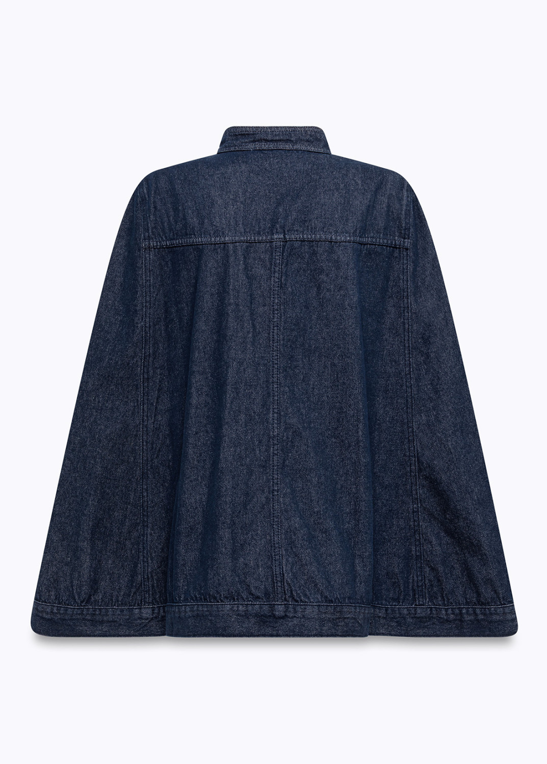 BLUGIRL: DENIM CAPE WITH ROSE