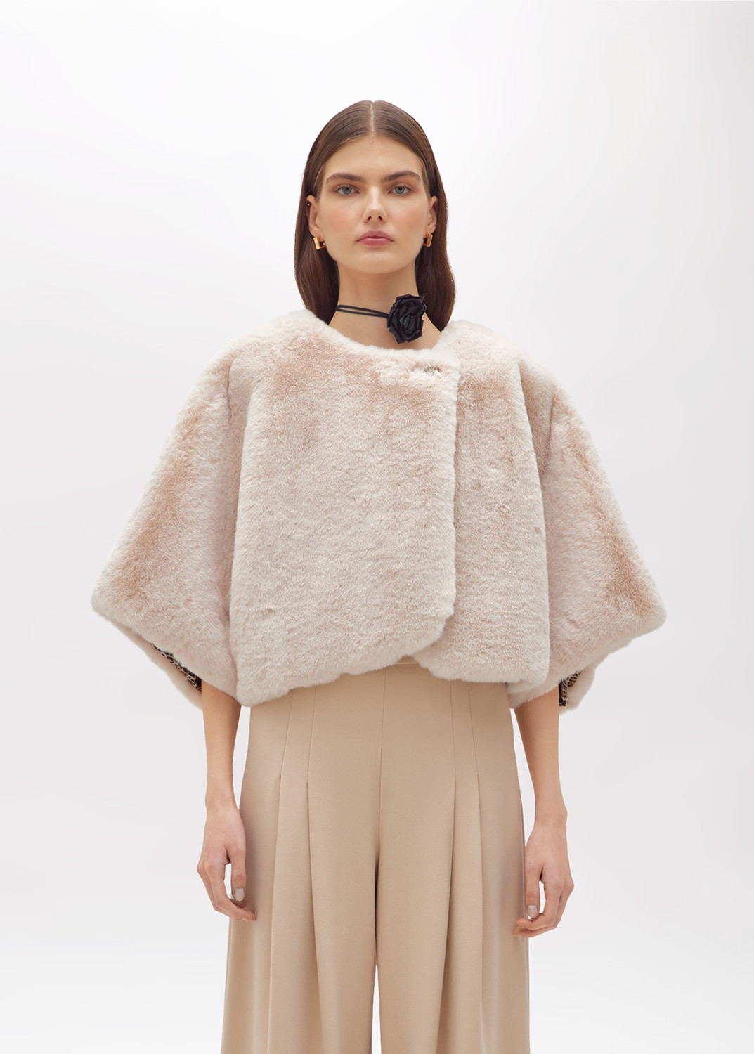 BLUGIRL: FAUX FUR HOOD