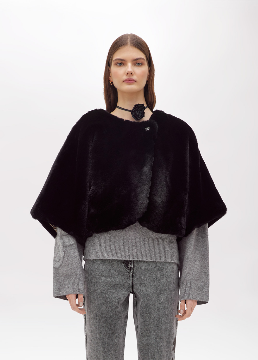 BLUGIRL: FAUX FUR HOOD