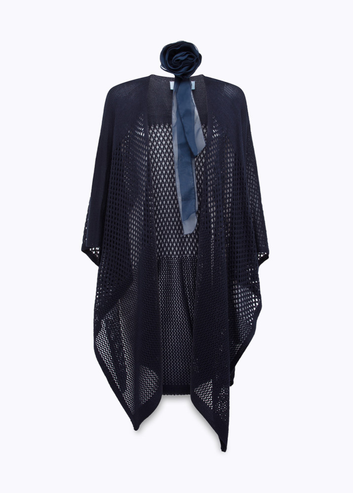 DÉGRADÉ KNIT CAPE