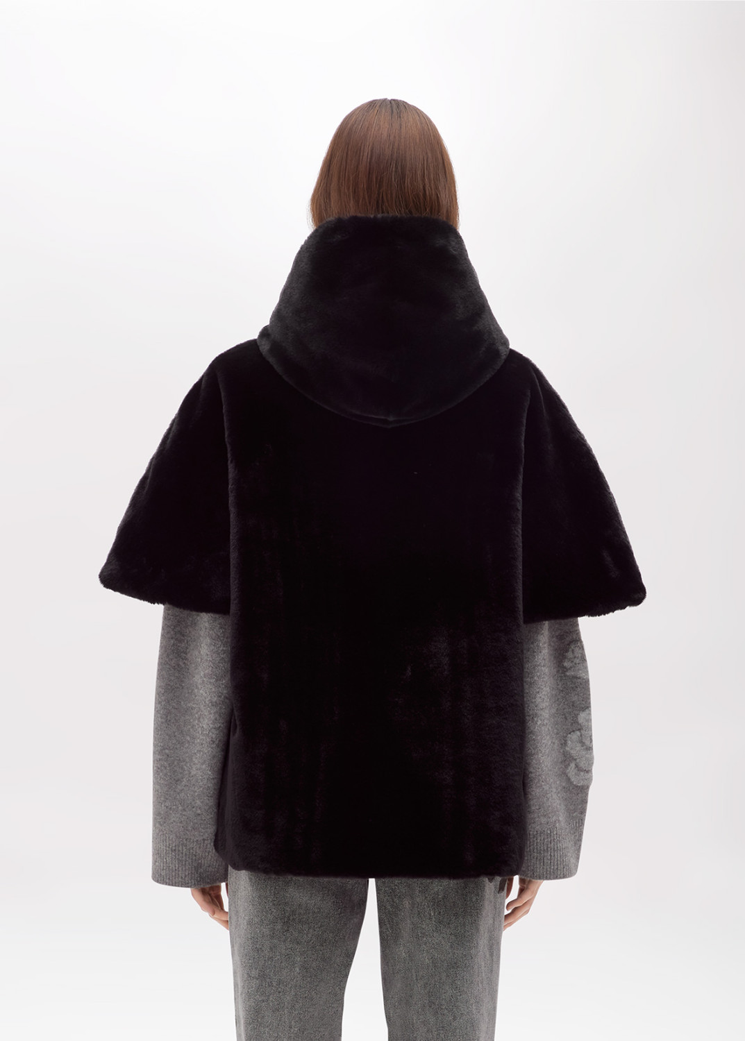 BLUGIRL: CAPPA REVERSIBILE IN FAUX FUR