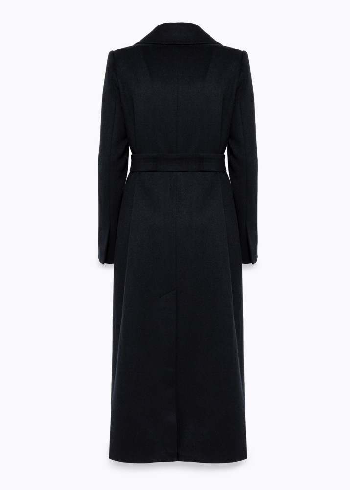 DOUBLE-BREASTED COAT IN WOOL