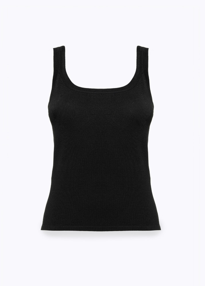 CARDIGAN AND TOP IN FUR-EFFECT YARN