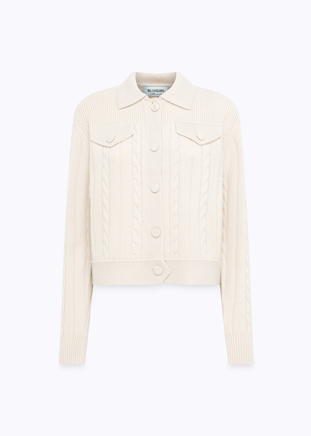 BLUGIRL: WOOL AND CASHMERE CARDIGAN