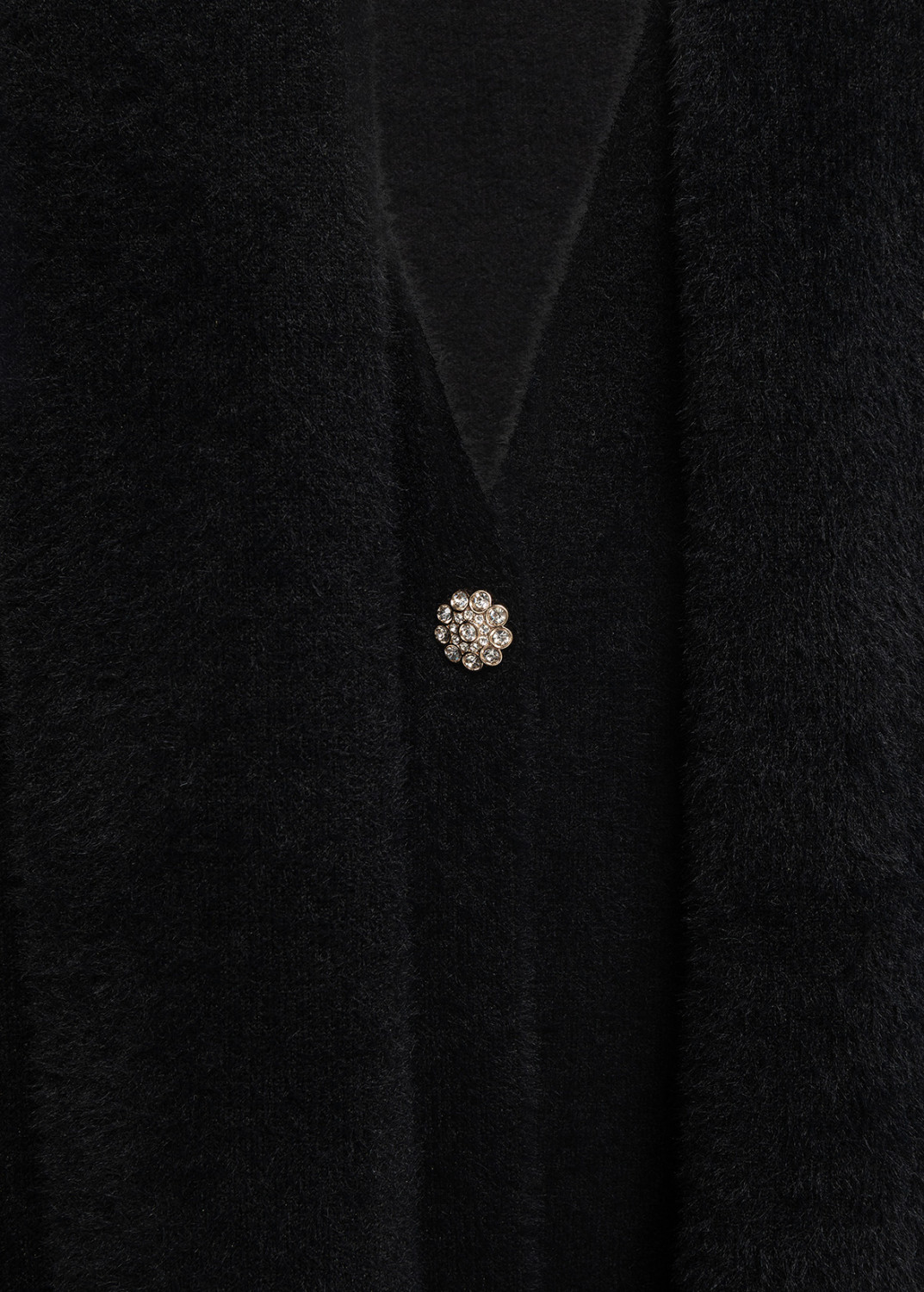 BLUGIRL: Faux Fur Effect Knit Cardigan