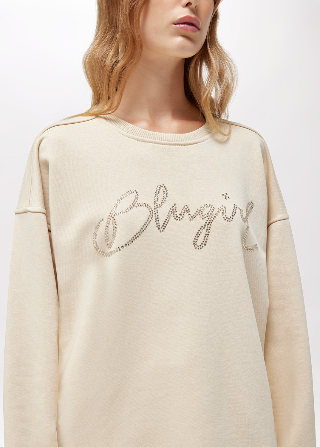 BLUGIRL: FELPA IN COTONE CON LOGO