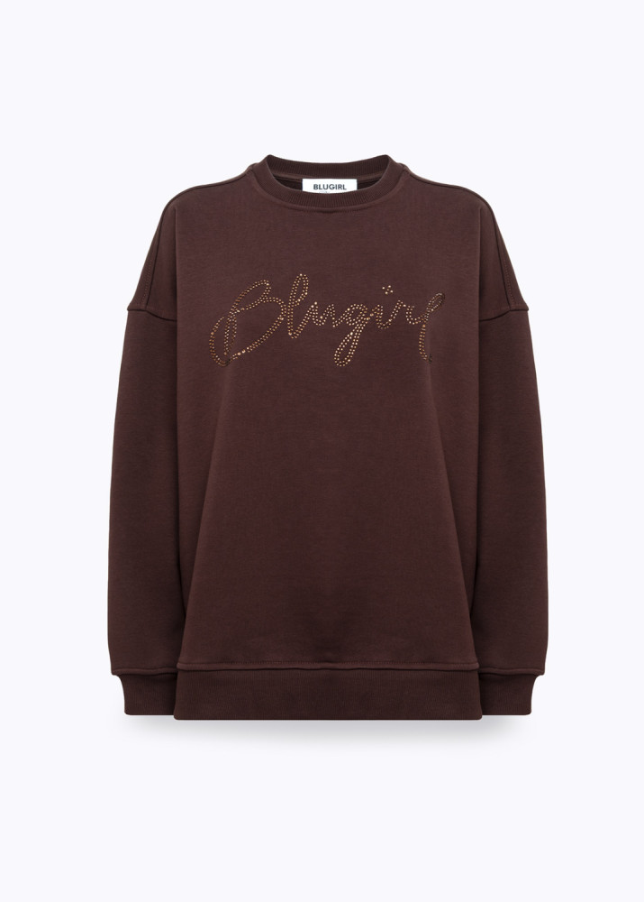 COTTON SWEATSHIRT WITH LOGO