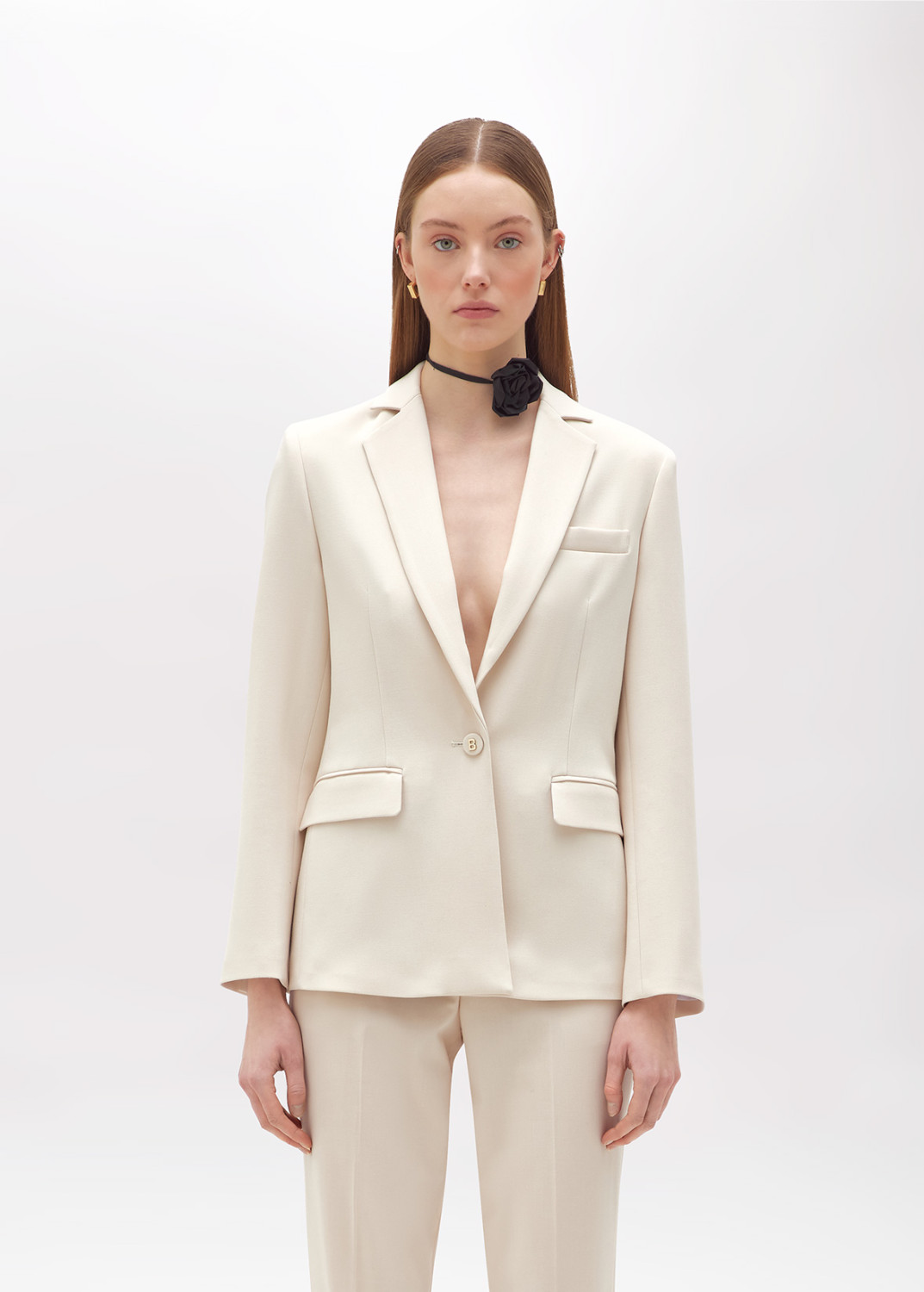 BLUGIRL: GIACCA BLAZER IN CADY