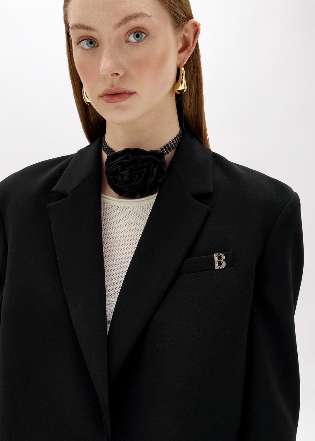 BLUGIRL: GIACCA BLAZER OVER IN WOOL CADY