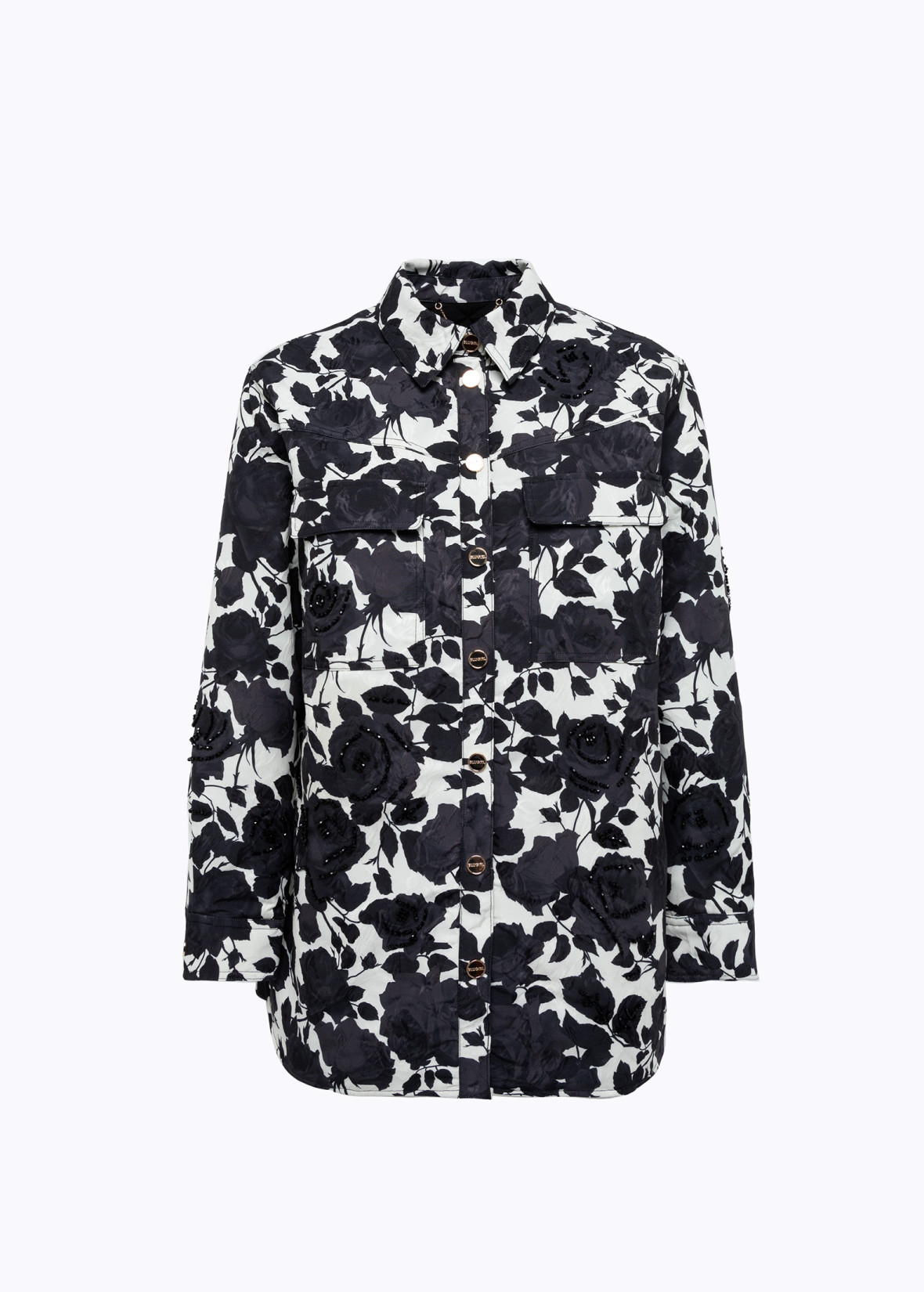 Jacquard Rose Field Jacket | Blugirl