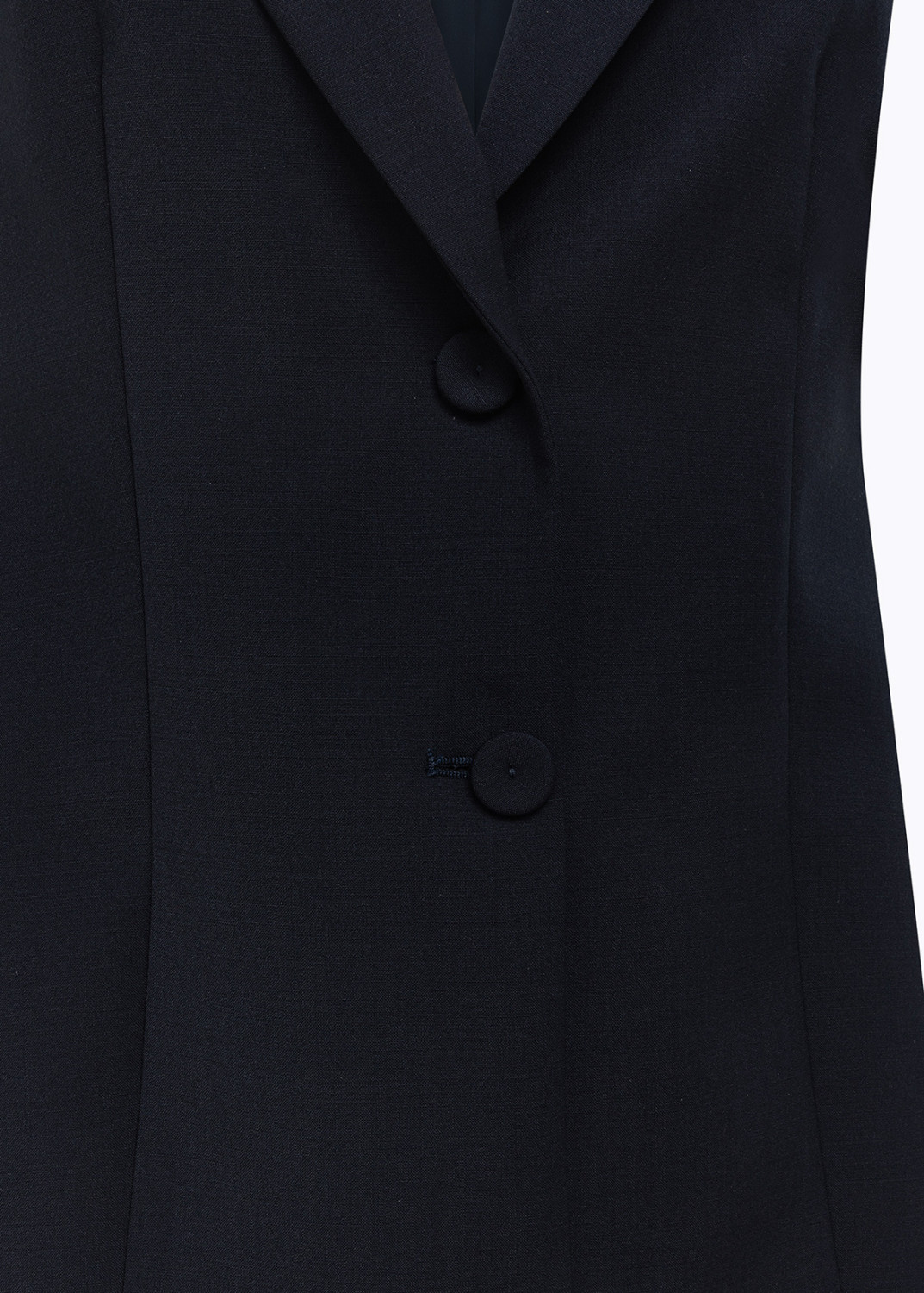 BLUGIRL: GIACCA GILET IN FRESCO DI LANA CON ROSA