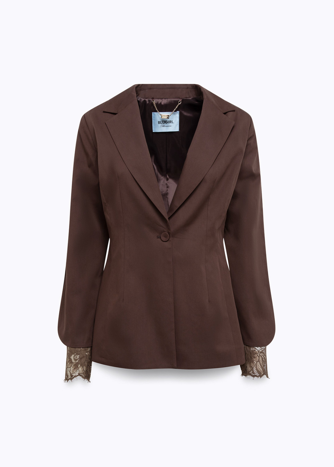 BLUGIRL: GIACCA IN COTONE CON PIZZO