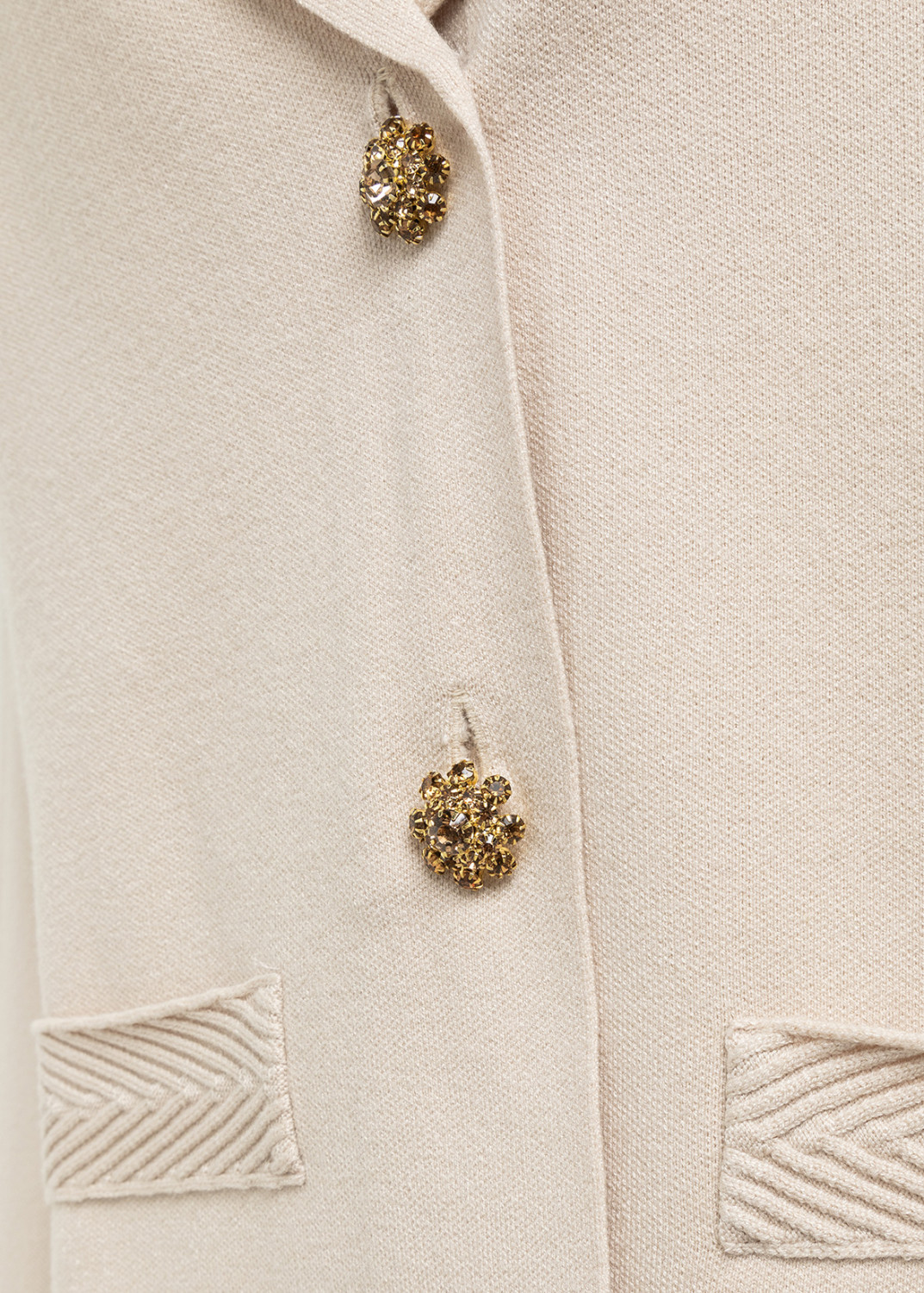 BLUGIRL: JACKET IN KNIT WITH JEWEL BUTTONS