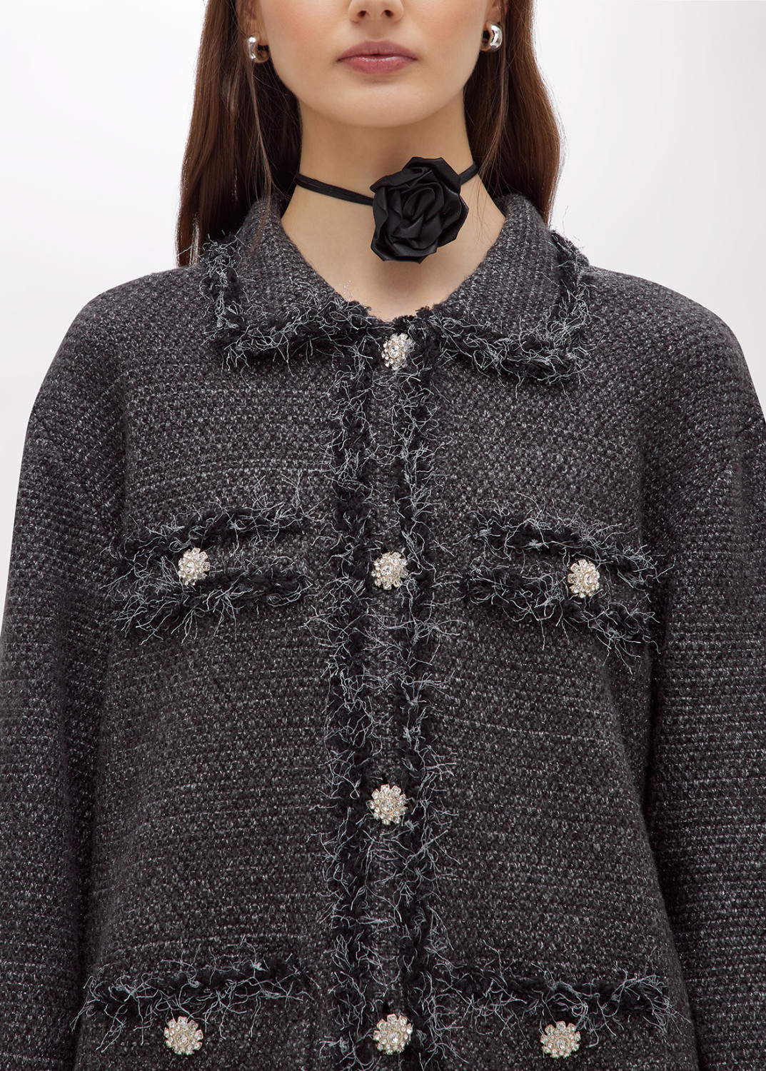 BLUGIRL: Mouliné Knit Jacket