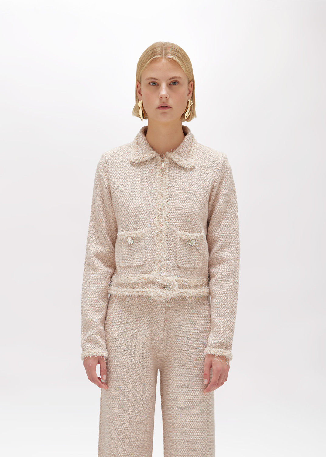 BLUGIRL: Mélange Knit Jacket