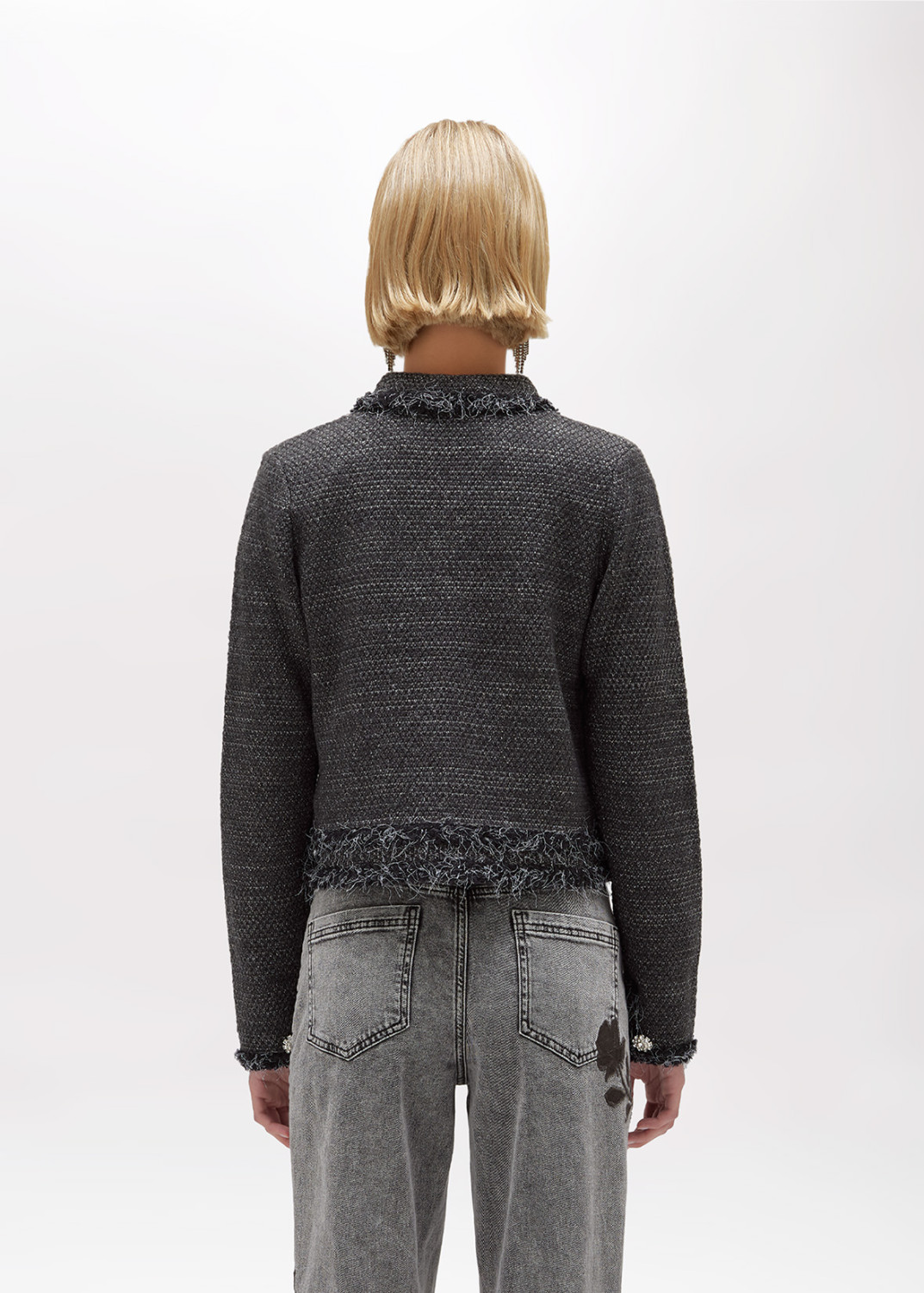 BLUGIRL: GIACCA IN MAGLIA MOULINÉ