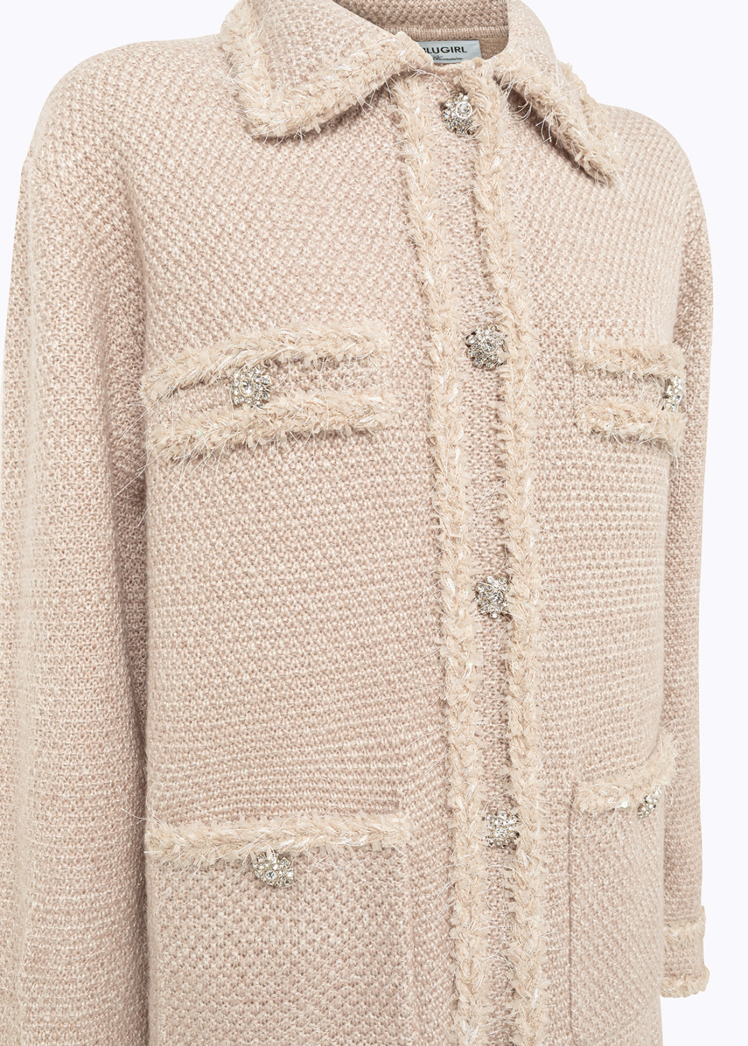 BLUGIRL: Mouliné Knit Jacket