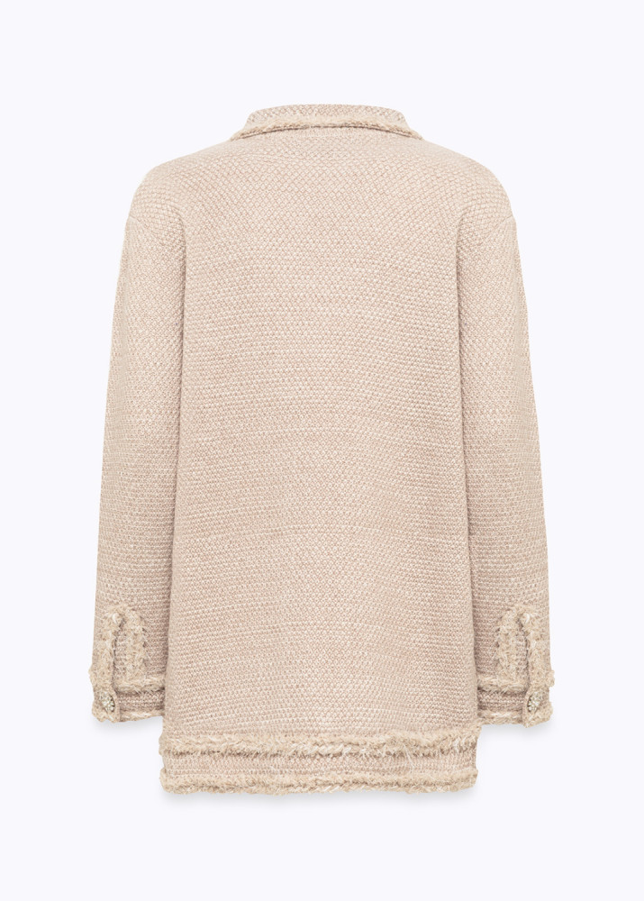 Mouliné Knit Jacket