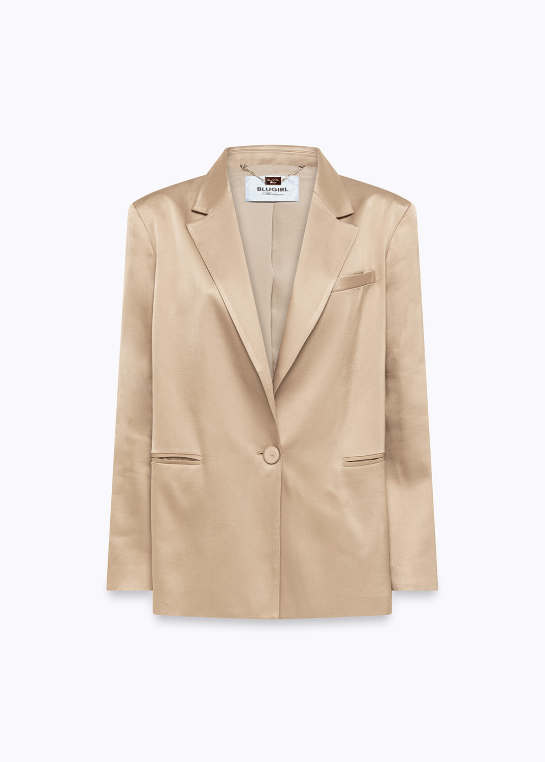 BLUGIRL: OVERSIZED SATIN BLAZER