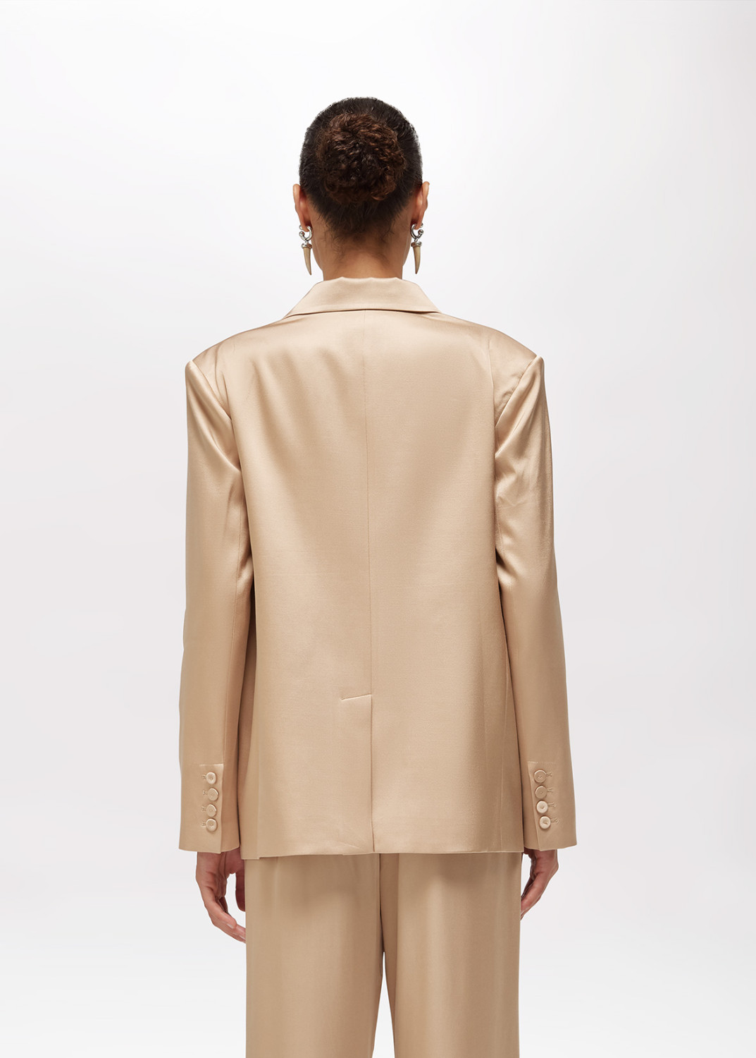 BLUGIRL: OVERSIZED SATIN BLAZER