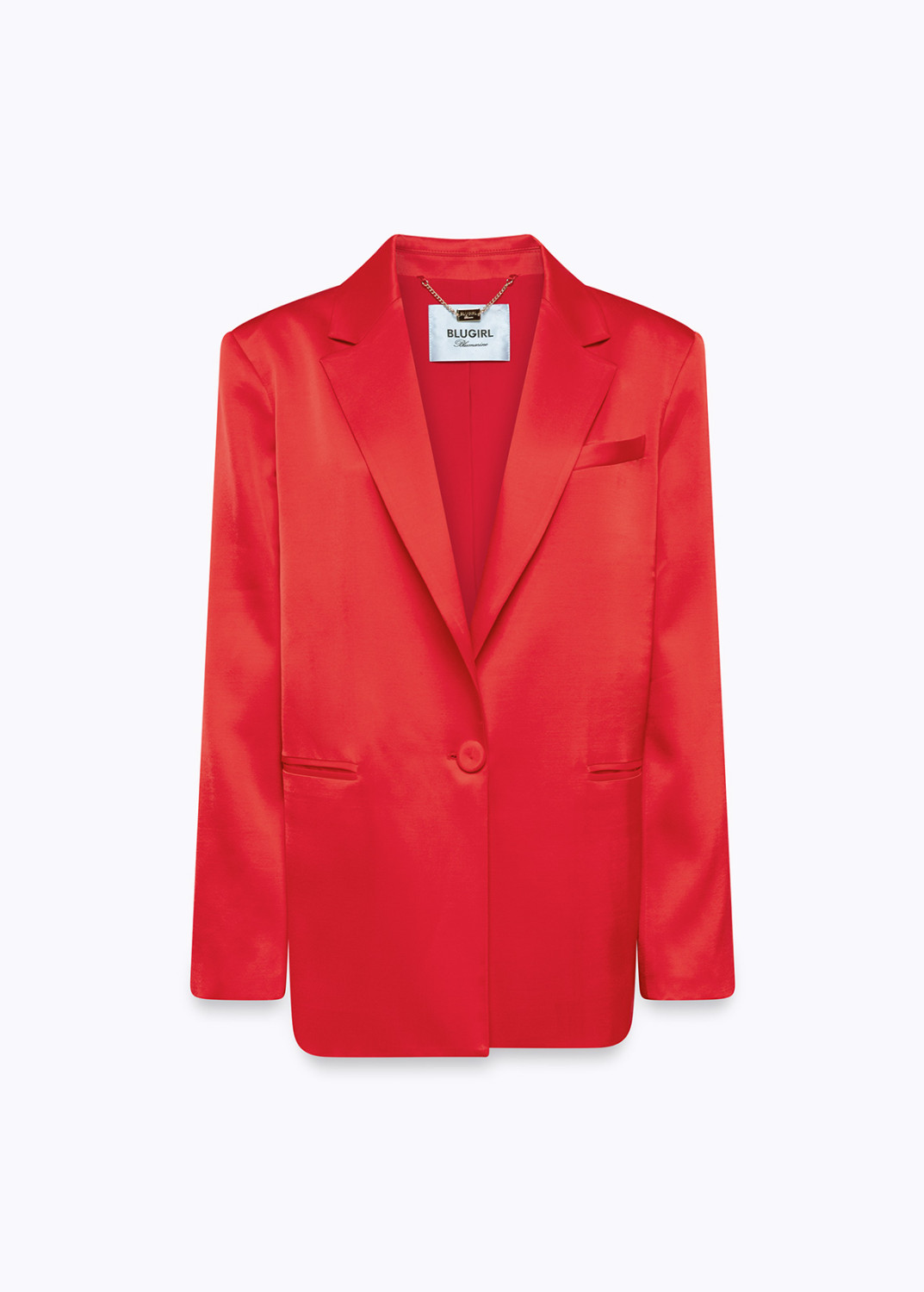 BLUGIRL: OVERSIZED SATIN BLAZER